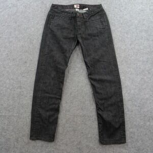 Railcar Fine Goods Jeans Mens 30 Gray Slim Straight Selvedge Mid Rise Zip Fly